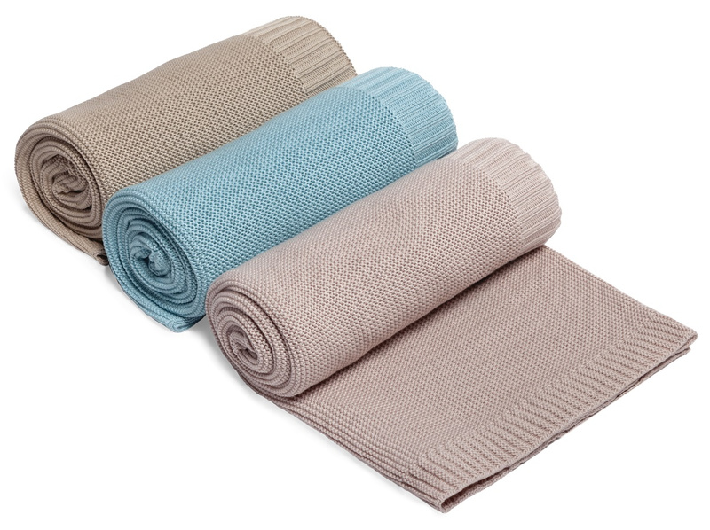 YOONCO Ptaszek - kocyk bambusowy 80x100 cm | Różowy