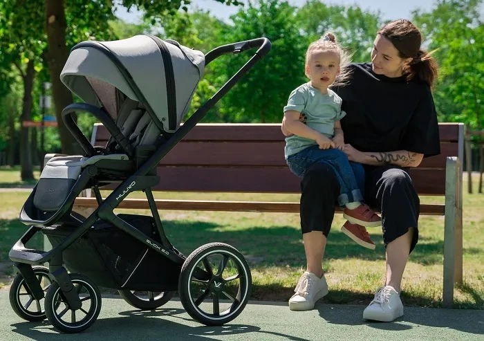 MUUVO Slick 2.0 - wózek wielofunkcyjny, zestaw 2w1 | Classic Black