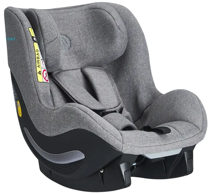 AVIONAUT Aerofix RWF Smart - fotelik samochodowy 0-18,5 kg + obrotowa baza IQ Orbit | Grey