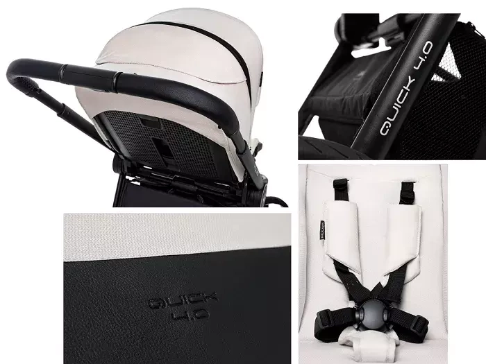 MUUVO Quick 4.0 - wózek spacerowy | Steel Grey