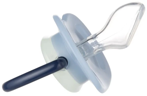 CANPOL BABIES Night Dreams - smoczek uspokajający silikon 0-6 m anatomiczny | niebieski