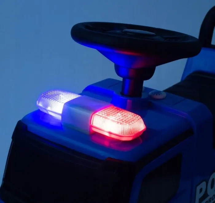 BABY MIX Policja - jeździk Mercedes z klaksonem i sygnałami świetlnymi | Radiowóz policyjny