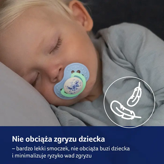 LOVI - smoczek silikonowy dynamiczny TIE DYE BLUE 2 szt. | 3-6m