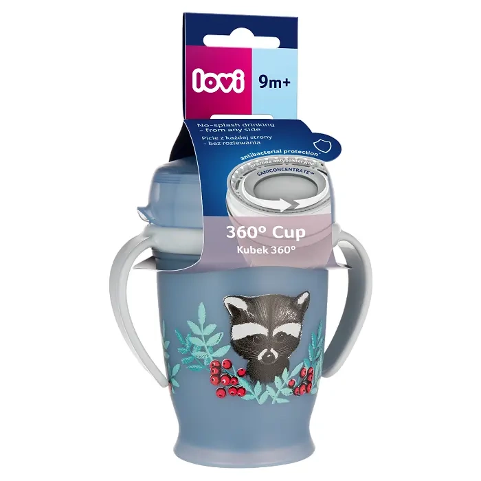 LOVI - kubek niekapek 360° Drink Master 250ml Wild Soul Boy | 9m+