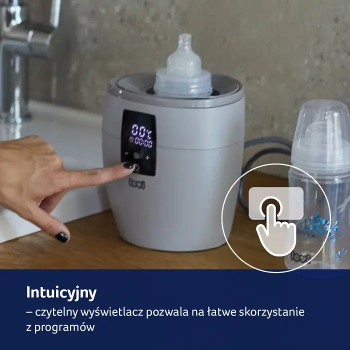 LOVI - podgrzewacz i sterylizator do butelek 4in1 | BIAŁY