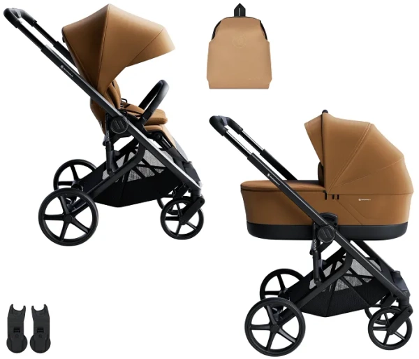AVIONAUT Sirius - wózek wielofunkcyjny, zestaw 2w1 | Caramel (+ ADAPTERY)