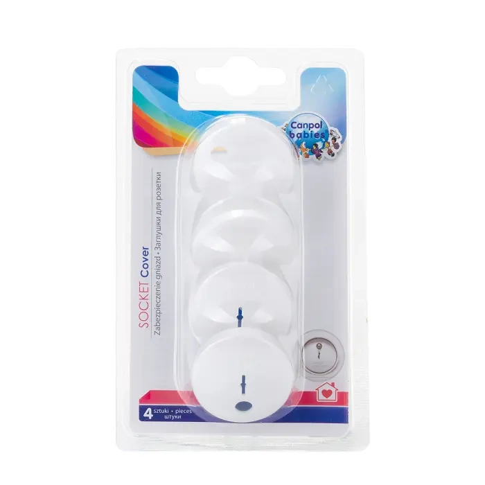 CANPOL BABIES - zabezpieczenia gniazdek | 4 szt