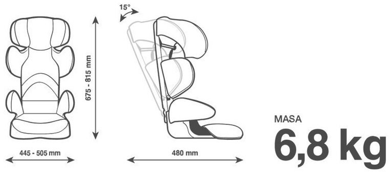 TAKATA Maxi - fotelik samochodowy 15-36 kg | Blackactive Blue