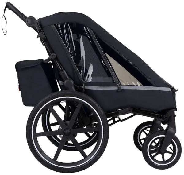 ABC DESIGN Tour - podwójna przyczepka rowerowa 3w1 | Ink