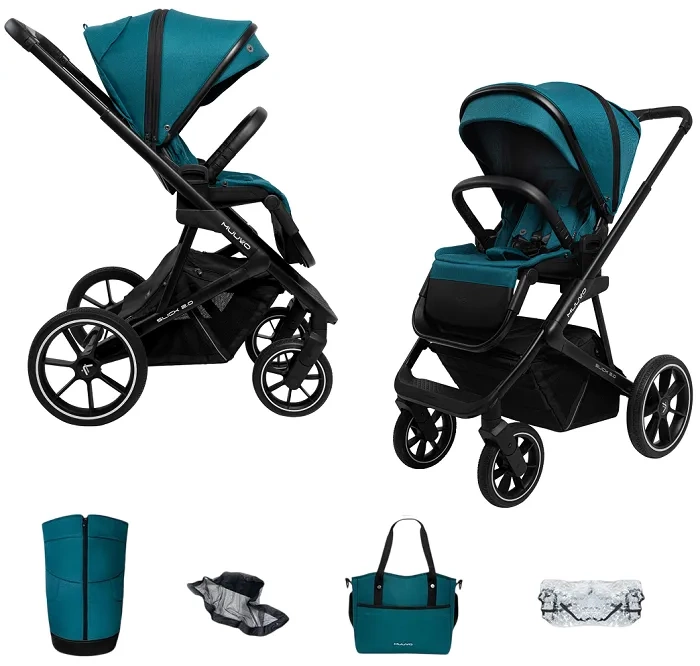 MUUVO Slick 2.0 - wózek spacerowy | Tropical Green