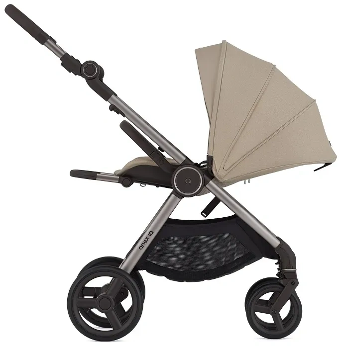 ANEX IQ Premium - wózek wielofunkcyjny, zestaw 3w1 z buggy | Crema