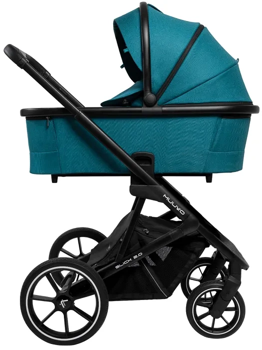 MUUVO Slick 2.0 - wózek wielofunkcyjny, zestaw 2w1 | Tropical Green (+ ADAPTERY)