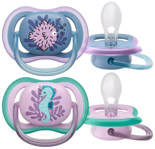 PHILIPS AVENT Ultra Air - smoczek ortodontyczny 2 szt. | 6-18 m