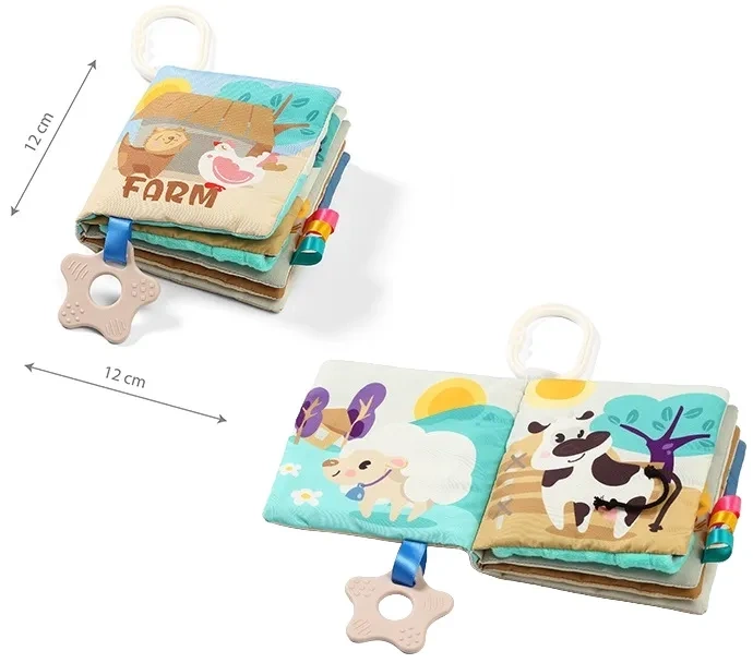 BABYONO - książeczka sensoryczna | Farm