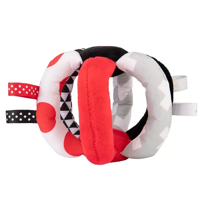 CANPOL BABIES - pluszowa piłka kontrastowa | SENSORY TOYS