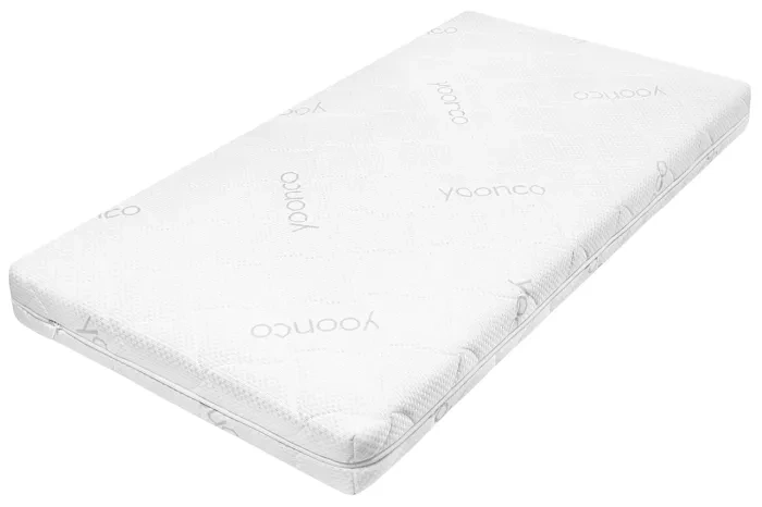 YOONCO - łóżeczko niemowlęce Soni + materac Nature | Białe