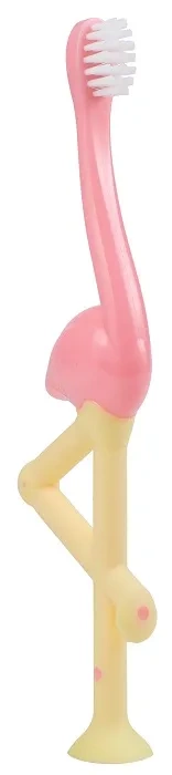 DR BROWN′S - szczoteczka do mycia zębów z przyssawką | Flaming