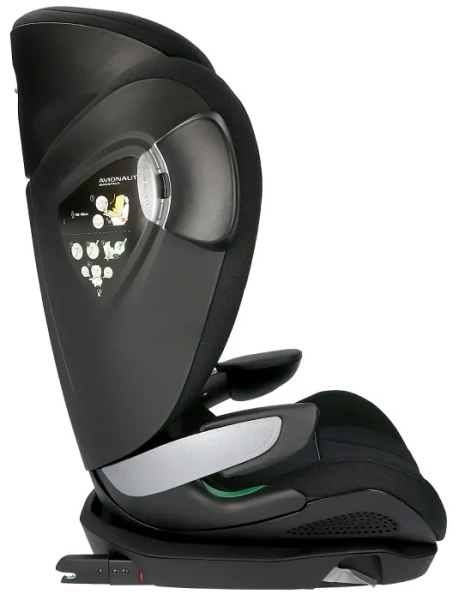 AVIONAUT MaxSpace Smart - fotelik samochodowy 15-50 kg, 100-150 cm | Black