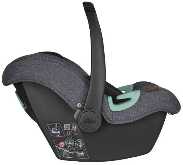 ABC DESIGN Tulip i-Size - fotelik samochodowy 0-13 kg | Asphalt