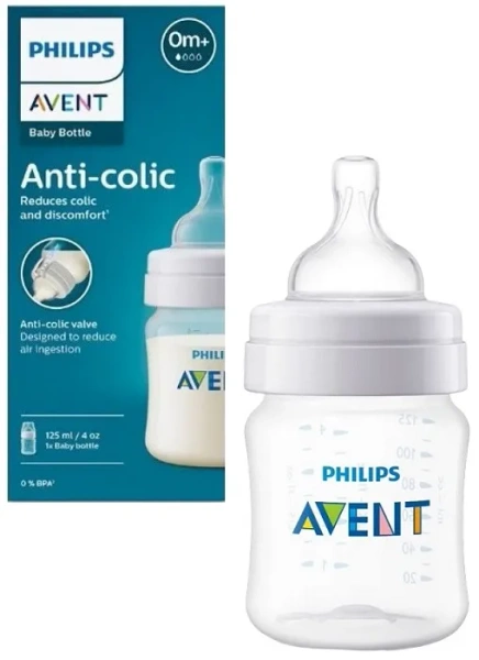 PHILIPS AVENT Anti-colic - butelka antykolkowa 125 ml | 0 m+
