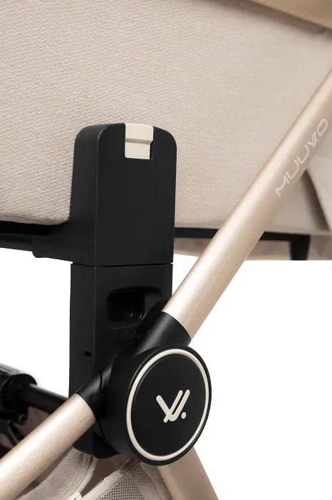 MUUVO Quick BOHO - wózek wielofunkcyjny, zestaw 2w1 | Beige (+ ADAPTERY)