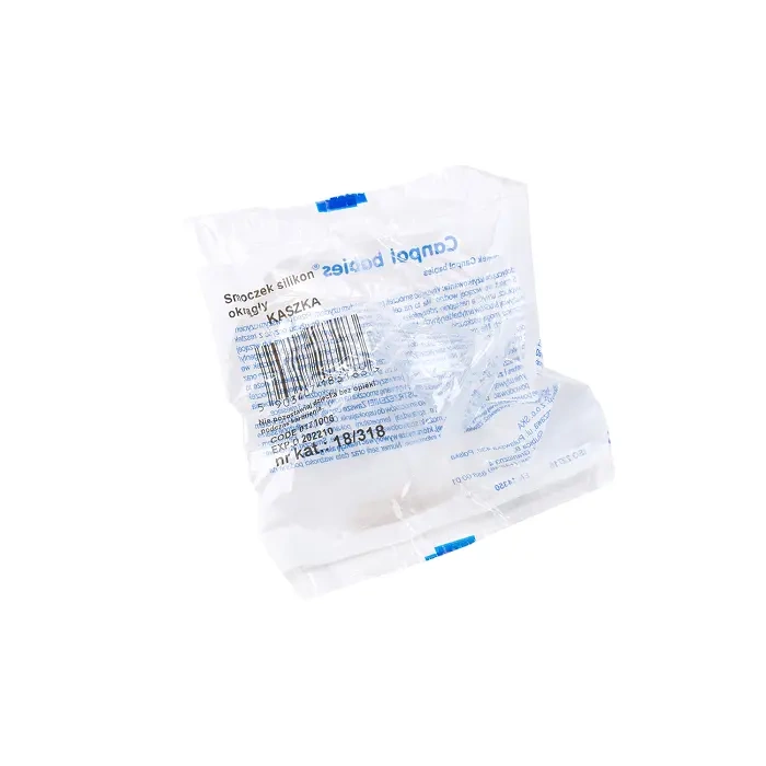 CANPOL BABIES - smoczek silikon kaszka okrągły do butelki wąskiej 1 szt. | 6m+