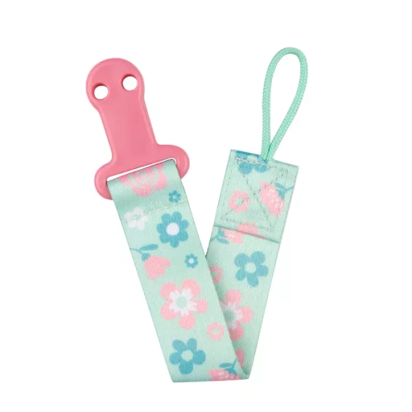 CANPOL BABIES - tasiemka do smoczka uspokajającego EXOTIC ANIMALS | turkusowa