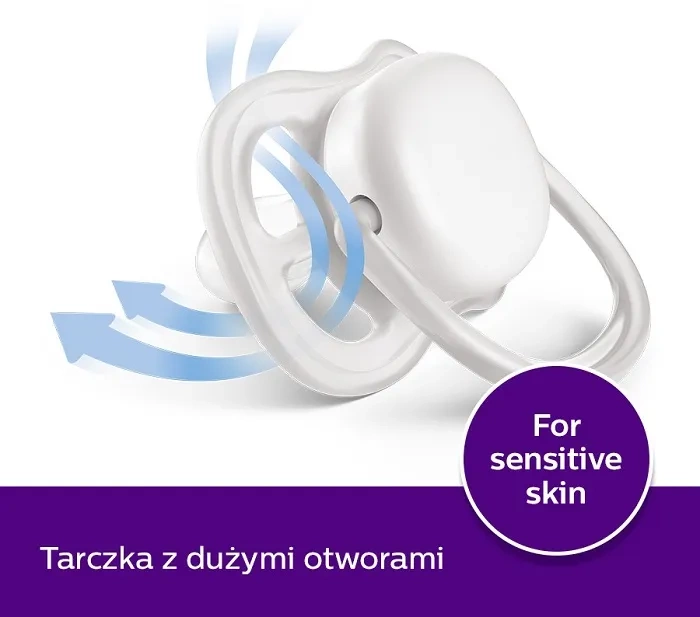 PHILIPS AVENT Ultra Air - smoczek ortodontyczny 2 szt. | 18 m+