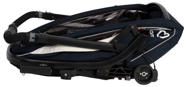 HAMAX Breeze One - jednoosobowa przyczepka rowerowa | Navy/Cream