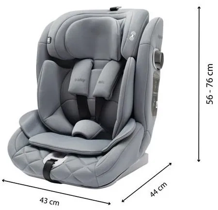 BABY MIX Hero Pro i-Size - fotelik samochodowy 76-150 cm | Black