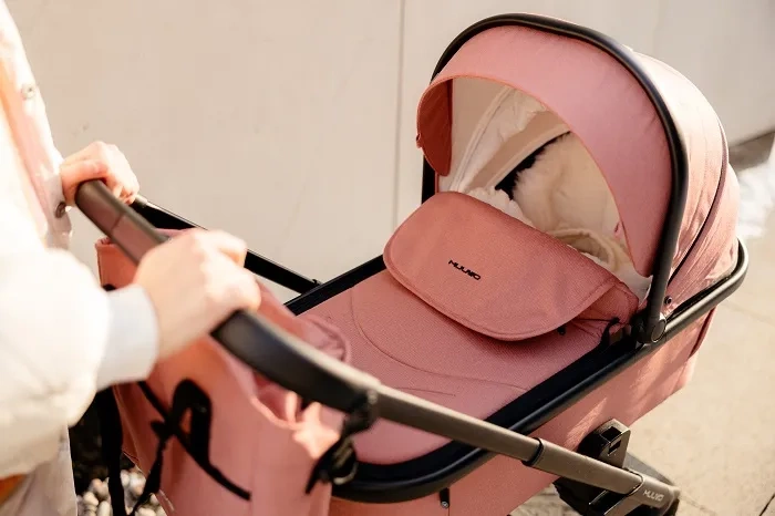 MUUVO Slick 2.0 - wózek wielofunkcyjny, zestaw 2w1 | Pure Pink (+ ADAPTERY)