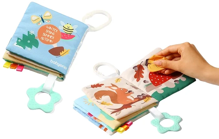 BABYONO - książeczka sensoryczna | Seasons