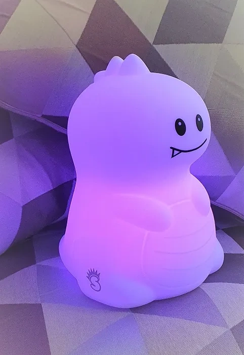 MESMED Świetlaczki - lampka silikonowa z pilotem | Dinozaur Dinuś