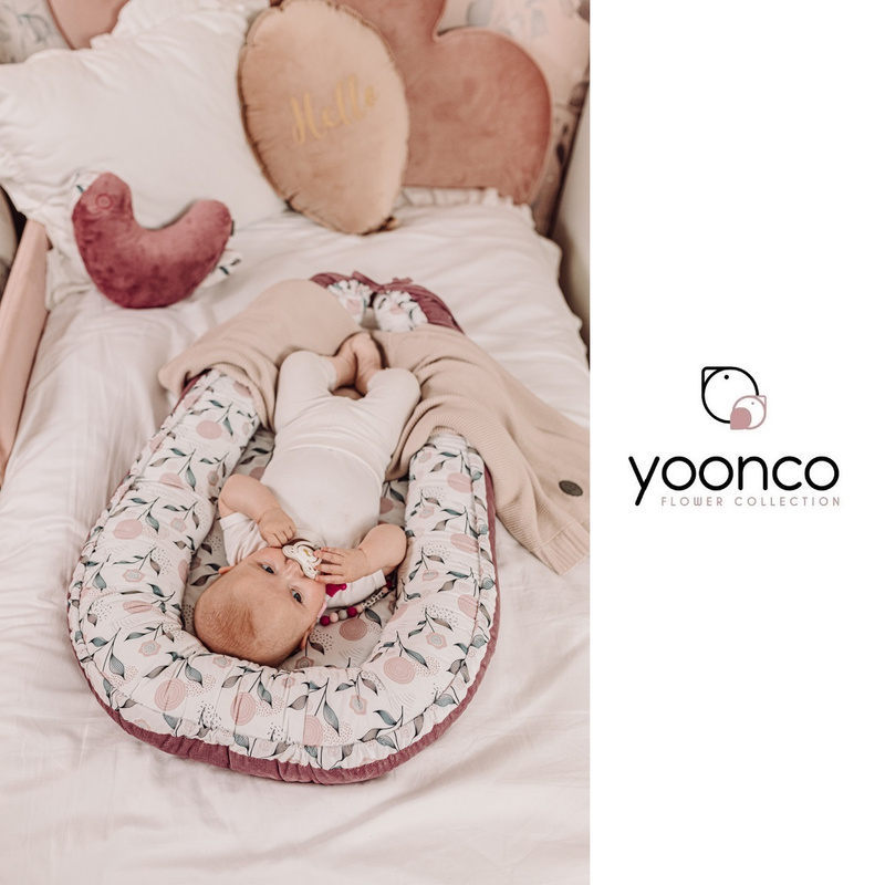 YOONCO - kokon niemowlęcy Standard 55x90 cm | Flower
