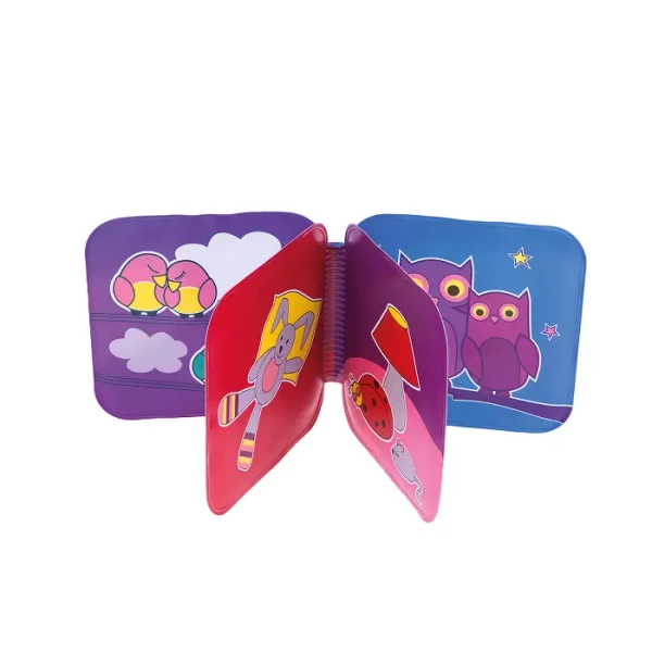 CANPOL BABIES - zestaw książeczek edukacyjnych z piszczkiem | DZIEŃ I NOC