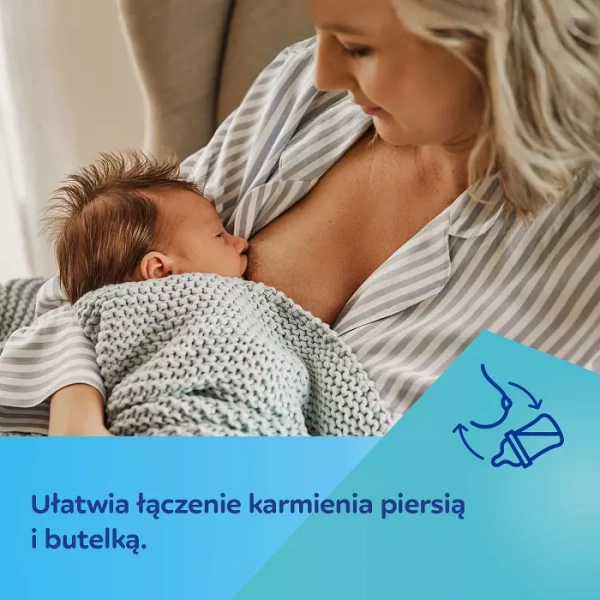 CANPOL BABIES - butelka szeroka antykolkowa ze świecącymi uchwytami PP EasyStart 300ml | Sleepy Koala różowa