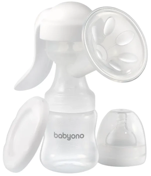 BABYONO Anatomy - laktator ręczny, zestaw w etui 