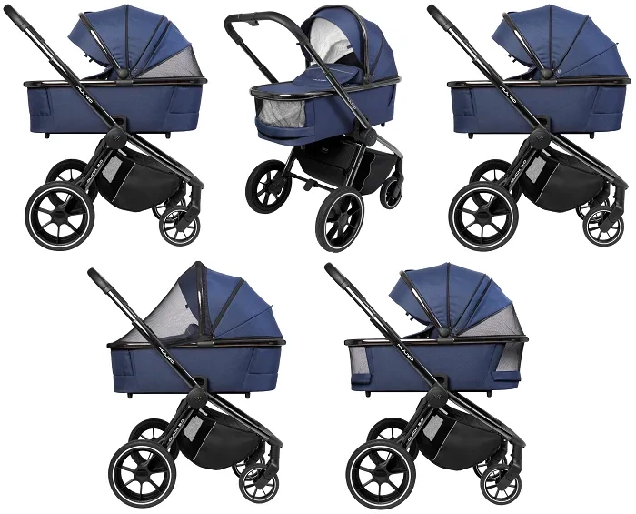 muuvo quick 3.0 gondola XL Black Chrome dla niemowlęcia do 9 kg