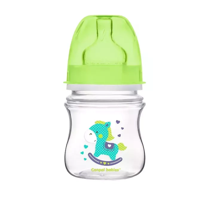 CANPOL BABIES - butelka szeroka antykolkowa 120ml PP EasyStart | TOYS