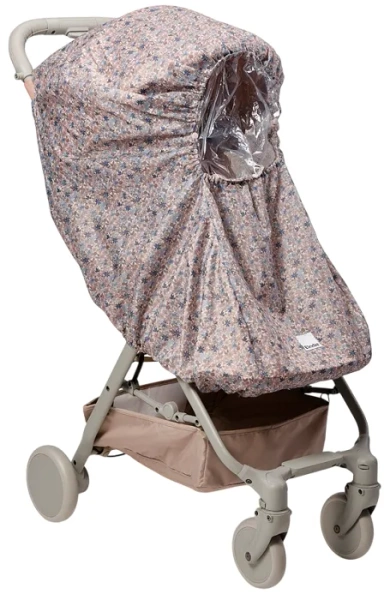 ELODIE DETAILS - osłona przeciwdeszczowa do wózka 2w1 | Blue Garden Light