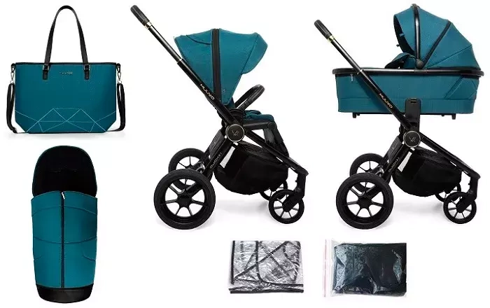 MUUVO Quick SE 2 - wózek wielofunkcyjny, zestaw 2w1 | Paradise Gold