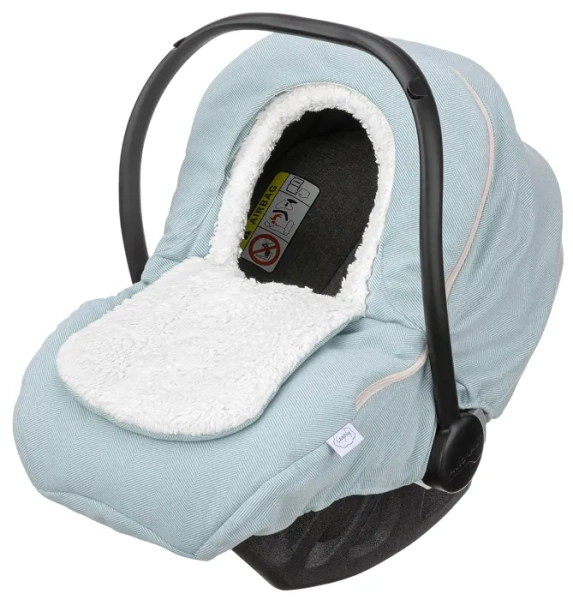 COZYWAY - pokrowiec na fotelik dla niemowlaka | Baby Blue