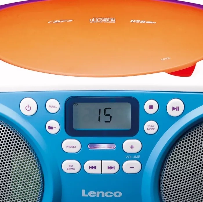 LENCO SCD-41 - przenośne radio FM z odtwarzaczem CD i USB