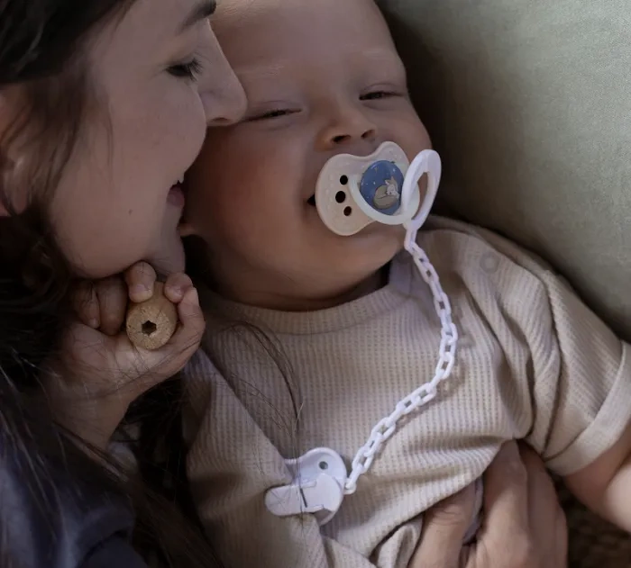 LOVI Night&Day - 2 x smoczek silikonowy dynamiczny 0-6 m | Rabbit