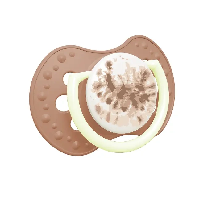 LOVI - smoczek silikonowy dynamiczny TIE DYE GREEN 2 szt. | 0-3m