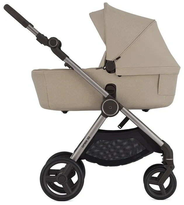 ANEX IQ Premium - wózek wielofunkcyjny, zestaw 3w1 z buggy | Crema