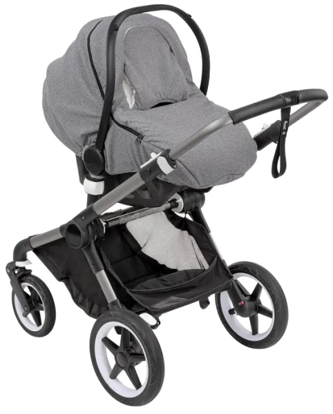 COZYWAY - pokrowiec na fotelik dla niemowlaka | Vesuvio Grey