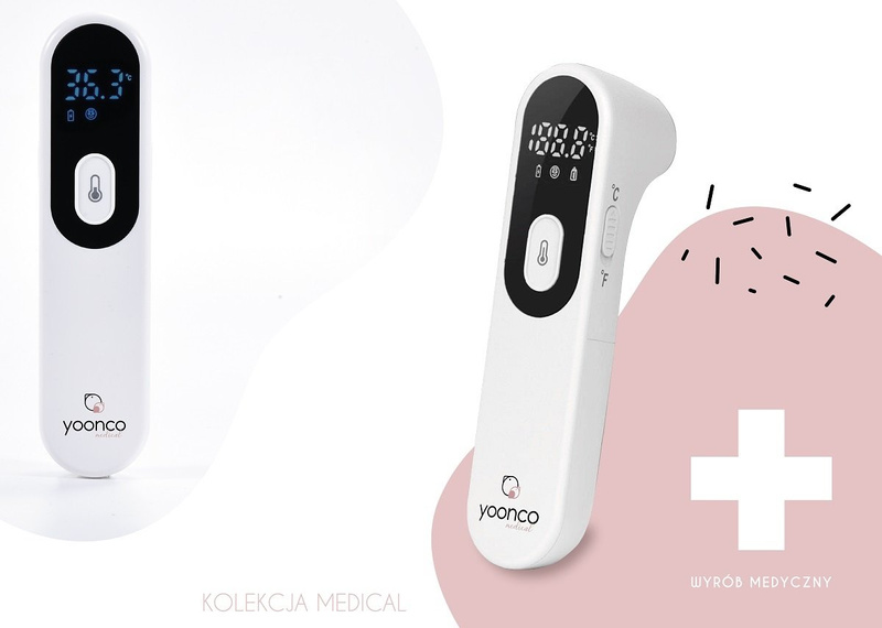 YOONCO Medical - termometr elektroniczny bezdotykowy | YT 7445