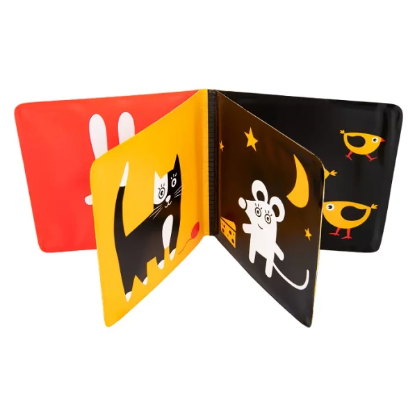 CANPOL BABIES - miękka książeczka edukacyjna z piszczkiem