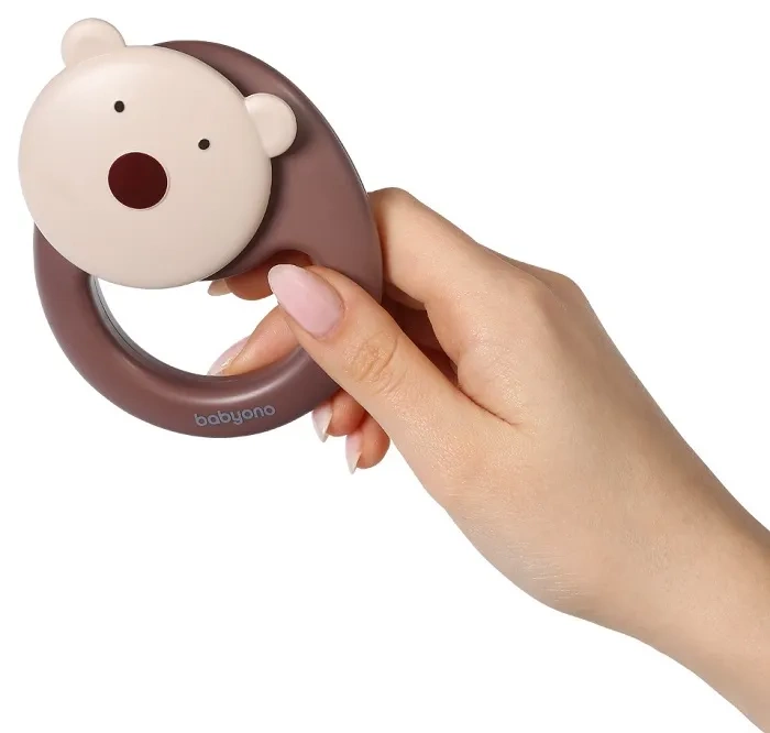 BABYONO Bear - grzechotka dla dziecka
